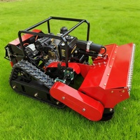 Cortacésped tipo Mayal con control remoto todoterreno certificado CE de 48V para campos de golf Nuevo lanzamiento