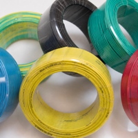 Câble électrique flexible monoconducteur en cuivre isolé PVC ignifuge à haute conductivité pour câblage de bâtiment et de maison