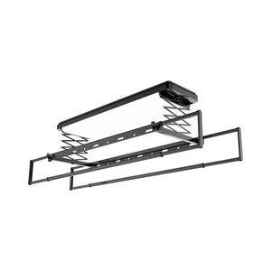 Séchoir électrique élévateur robuste pour balcon, à double rangée de ciseaux, intelligent à commande vocale, avec éclairage LED - Product Image 3