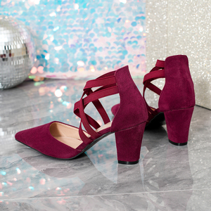 Zapatos <span class=keywords><strong>de</strong></span> Baile Latino para Mujer con Cintas Cruzadas, para Rumba, Samba, Chachachá, Jazz, <span class=keywords><strong>Ballet</strong></span>, Vals, con Correa Ajustable, para Competencia - Product Image 5