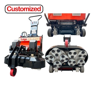 सवारी पर बड़े कंक्रीट मंजिल पीस चमकाने मशीन मंजिल चक्की - Product Image 1