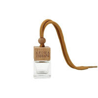 Diffuseur de parfum pour voiture en verre transparent de 8 ml, à suspendre, pour la décoration intérieure du véhicule