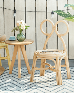 Silla de ratán para niños hecha a mano, asiento de bebé tejido natural ecológico, muebles ligeros y duraderos - Product Image 3