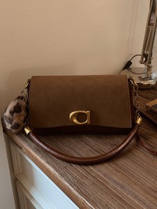 Sandpaper <b>leather</b> chain <b>bag</b>, small square <b>bag</b>, underarm <b>bag</b>, women's new style, <b>soft</b> <b>leather</b>, casual, versatile <b>bag</b> - Product Image 5