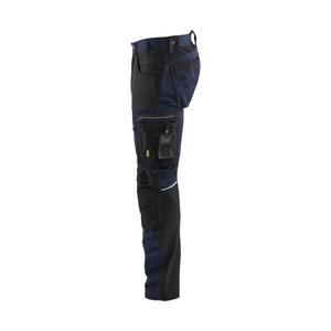 BLAKLADER - 179918608699C48 Pantalones artesanos con elástico Azul marino oscuro/Negro-PANTALÓN DE TRABAJO EAN 7330509862247 - Product Image 5