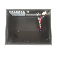 Boîtier d'ordinateur industriel YH, montage mural, prend en charge la carte mère ATX, deux ventilateurs de 8 cm, format ATX standard, rack en acier, USB frontal