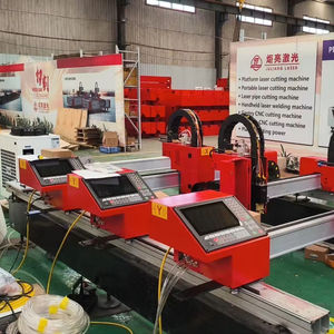 เครื่องตัดพลาสม่า CNC แบบโครงเหล็กเคลื่อนที่ได้รุ่นใหม่ JULIANG พร้อมระบบระบายความร้อนด้วยน้ำ 3 แกน สำหรับตัดแผ่นโลหะ รองรับไฟล์ DXF - Product Image 1
