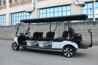 Pour HDK Wholesale, Buggy de Dune Électrique 8 Places Économique pour Adultes, Chariot de Golf Électrique, Batterie Lithium 48V, Moteur AC 6.3KW
