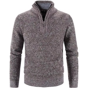 <span class=keywords><strong>Pull</strong></span> en tricot à <span class=keywords><strong>décolleté</strong></span> à la mode pour hommes <span class=keywords><strong>Pull</strong></span> décontracté - Product Image 2
