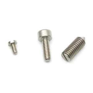 Tornillos autorroscantes de cabeza ranurada M1.0 M1.2 M1.4 con rosca métrica de 0.8mm-3.0mm para correas de reloj y teléfonos móviles - Product Image 1