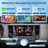 Radio Mobil untuk Toyota Sienna 2011-2014, Head Unit 2 Din, Mendukung CarPlay, Android Auto, GPS, Wifi, Bluetooth, SWC, FM, Pasokan Pabrik