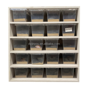 Fournitures pour reptiles Armoire pour reptiles en PVC facile à assembler Gecko lézard serpent langue bleue éclosion support d'élevage, accepter la coutume - Product Image 2