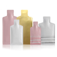 Sachet d'échantillon de cosmétiques en feuille d'aluminium thermoscellé capsules de miel liquide pochette à pression irrégulière petit emballage de forme spéciale