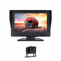 Cámara de Marcha Atrás Portátil IPS de 7 Pulgadas, Kit de Cámara de Estacionamiento, Impermeable, HD a Color, CVBS 720P 1080P para Camión, Furgoneta