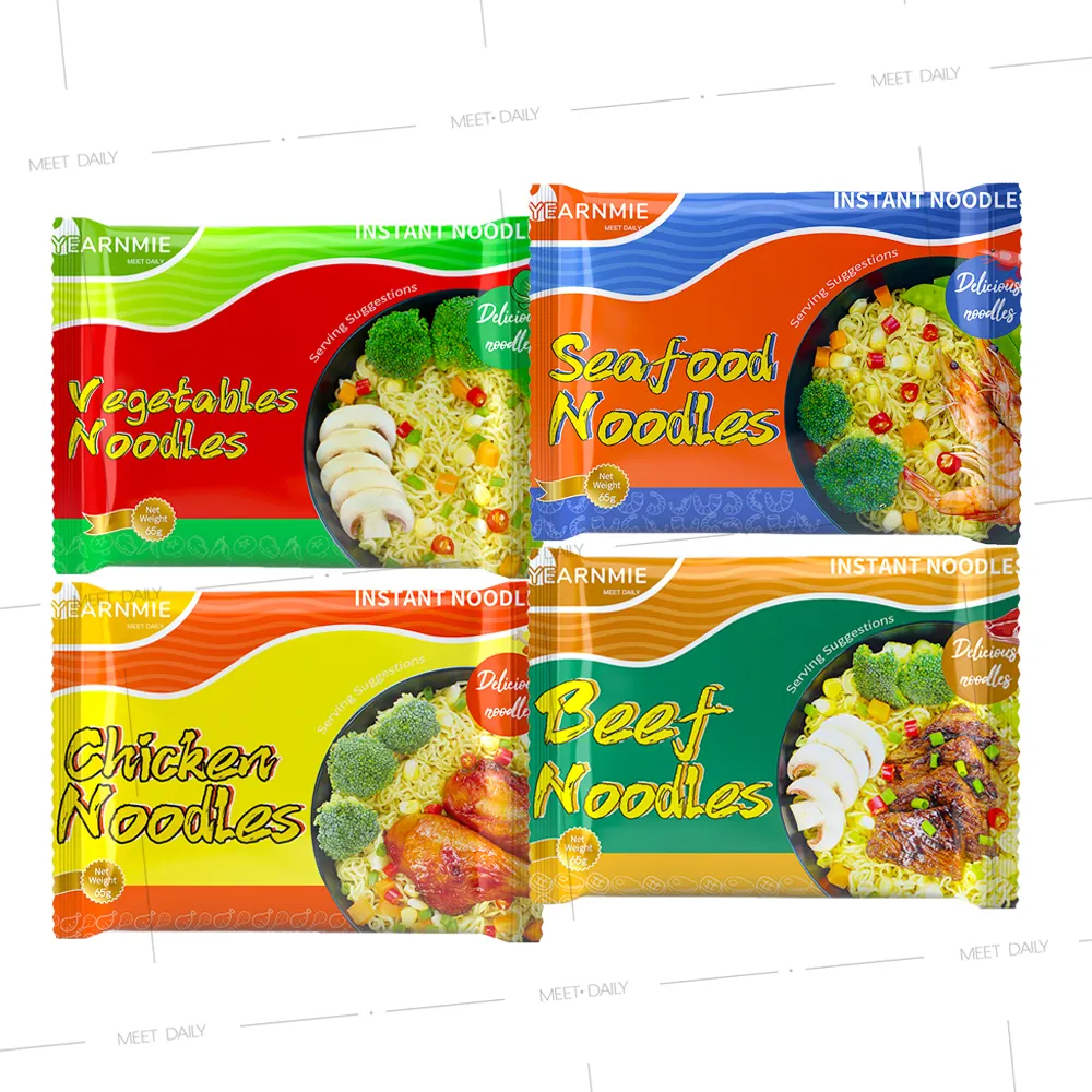 Gratis Monster Zelfverwarmende Noedels Instant Food Chinese Ramen Noedels