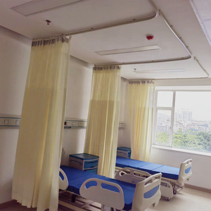 Customized Hospital Clinic Beauty Salon Medical Privacy <strong>Partition</strong> Curtain Multiple Colors Optional Vertical Fold <strong>Partition</strong> Blind - Product Image 5