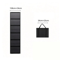 Panneau solaire monocristallin pliable 90W, sortie 18V DC, haute efficacité, chargeur solaire portable, ports USB/Type C/DC, extérieur