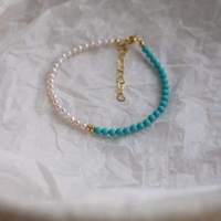 Bracelet classique plié pour femme de haute qualité, personnalisable, fabrication de luxe, bijoux en perles de niche, sens du style raffiné