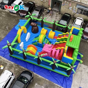 Sayok bơm hơi khổng lồ Trampoline lâu đài trượt thương mại <span class=keywords><strong>Bouncer</strong></span> Nhà trượt cho trẻ em - Product Image 4