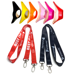 Factory Direct Sale Hand Free Necklace Wine Glass Cup Holder Lanyard Polyester Customized Color Eco-friendly Promotional