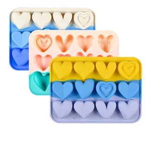 Heart Mold Mini Silicone Molds for Candy Chocolate,Ice Cubes,Star