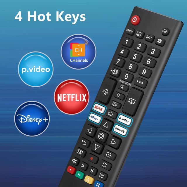 Universal Replacement Remote Control for LG LCD LED Television-AKB73715603