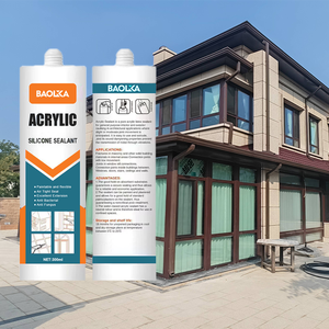 <span class=keywords><strong>Cartouche</strong></span> de mastic de <span class=keywords><strong>silicone</strong></span> <span class=keywords><strong>acrylique</strong></span> haute température 300ml d'usine - Product Image 1