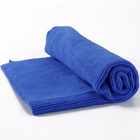 Chiffons de nettoyage en microfibre OEM, serviettes en tissu éponge tricoté, logo personnalisé, étiquette de lavage, emballage en carton souple, plusieurs grammages disponibles