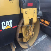 Mini compacteur pas cher 3 tonnes d'occasion chat mini rouleau compresseur chenille CB-334D petit compacteur de route rouleau à double tambour à vendre