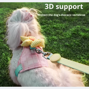 Arnés de Perro Acolchado de Poliéster de Moda Touchdog, Correa con Cierre de Botón, Diseño de <span class=keywords><strong>Cintas</strong></span> de Color Sólido, para Razas Pequeñas/Medianas/Grandes - Product Image 1