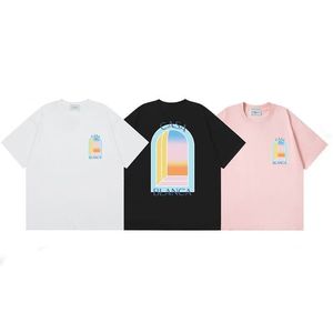 T-shirt da <span class=keywords><strong>uomo</strong></span> e camicia a maniche corte da donna 2026 Fashion Designer Clothing Casablanca Tennis Club 100% casual e vestibilità ampia - Product Image 4