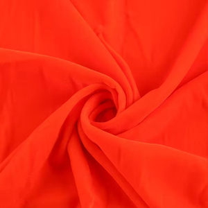 Matériaux vestimentaires coréens de qualité supérieure, tissu en velours teinté micro 9000 5000 100% polyester orange vif - Product Image 5
