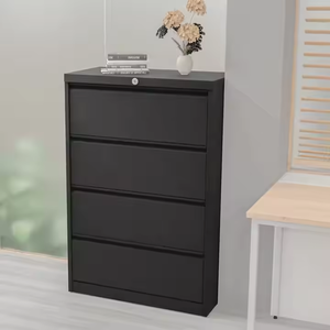 Assemble Durable <b>2</b> 3 4 <b>Drawer</b> <b>Filing</b> <b>Cabinet</b> for Office Lateral <b>Filing</b> <b>Cabinet</b> Metal Locker Wider <b>Filing</b> <b>Cabinet</b> - Product Image 2