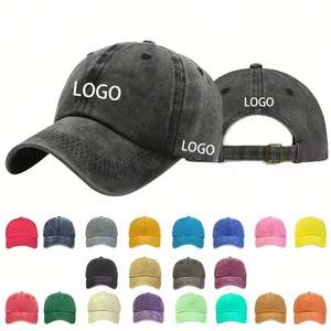 Gorra de Béisbol Vintage de Perfil Bajo sin Estructura, Estilo Dad Hat, de Algodón Liso con Correa Ajustable, Personalizable con Logotipo, Venta al por Mayor - Product Image 1