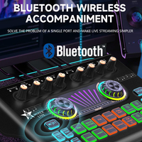 Nouvelle carte son audio professionnelle USB X3 avec fonction sans fil et suppression du bruit pour la diffusion de spectacles en ligne sur TikTok