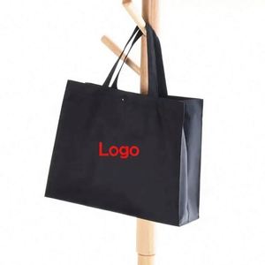 Sacs fourre-tout en polyester et nylon écologiques en gros, imprimés sur mesure, recyclés, pliables et réutilisables pour le shopping - Product Image 6