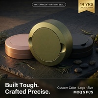 Nouvel étui à snus métallique 2026 avec joint étanche, boîte à snus en aluminium usinée CNC de précision pour sachets