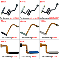 Câble de remplacement du bouton Home pour Samsung A06 A07 A16 4G 5G A165F A166B A26 M14 M22 M52 5G Capteur d'empreintes digitales flexible