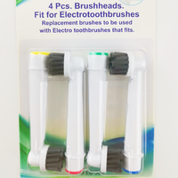 Têtes de rechange Oral-B pour brosse à dents électrique compatible modèle SB17A poils USB/batterie ménage voiture hôtel usage extérieur adultes