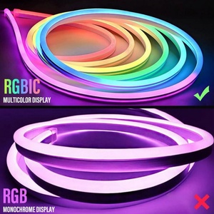 RGBIC Neon <b>Rope</b> <b>Light</b> WIFI&BLE LED Strip <b>Lights</b> for Living Gaming Room Wall Decor - Product Image 2