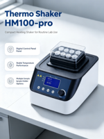 Agitador Térmico de Laboratorio Inteligente HM100-Pro, Incubadora de Agitación a Temperatura Constante Totalmente Programable con Interfaz LCD