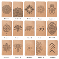 Bloque de Yoga de Corcho de Alta Densidad con Estampado de Mandala, Hecho de Corcho Natural Sostenible, Premium, Ecológico |   Bloques de Yoga Antideslizantes