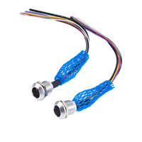 Conectores de Cable Recto Push-Pull de Audio/Video Serie B EGG FGG, Carcasa de Latón Personalizada, Chapado en Oro sobre Cobre, IP50, 00B 0B 1B