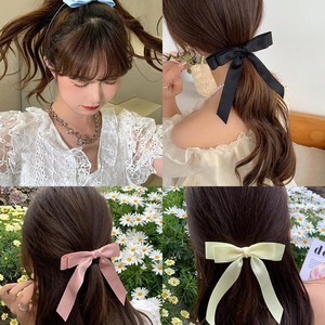 Đa năng phong cách cổ tích nổi Ribbon mỏ vịt kẹp tóc cho cô gái ngọt ngào Bow kẹp tóc phụ kiện - Product Image 4
