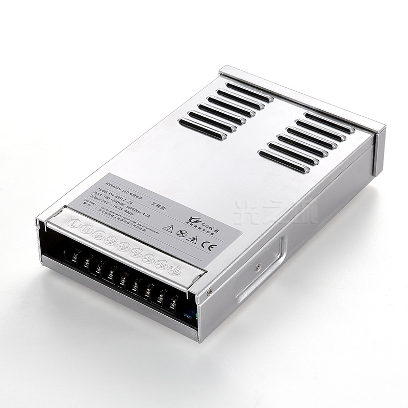 Трансформатор AC110V 220V В DC24V 350W водонепроницаемый Светодиодный источник питания