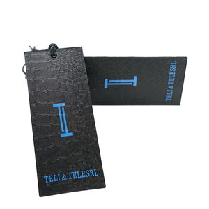 Etiquetas colgantes de papel Kraft de diseño personalizado con cordón de ojal de metal para ropa, zapatos, bolsas, diseño e impresión gratuitos del logotipo de su nombre - Product Image 3