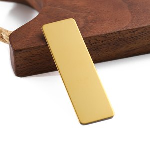 Đồng Phục Thăng Hoa Kim Loại Thẻ Tên Thép Không Gỉ Khoảng Trống Kim Loại Cá Nhân Vàng Bạc Tên Huy Hiệu Pin Tag Nam Châm - Product Image 3