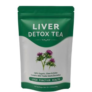 チャイナハーブハーブ肝デトックスティープライベートラベルグリーン抹茶生バッグフラワーティー健康用ボックス包装 - Product Image 1