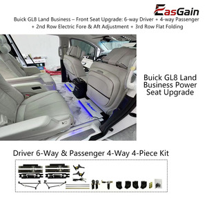 Kit de Conversión de Asientos Deportivos Premium para Buick GL8 <span class=keywords><strong>Lu</strong></span> Shang, Fila Central con Rotación de 360° y Ajuste Delantero/Trasero, Fila Trasera Completamente Plegable - Product Image 6