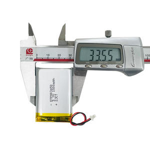 Batería de Iones de Litio 803450 de 1800 mAh y 3.7 V, Baterías Recargables de Polímero Personalizadas al por Mayor de Alta Calidad - Product Image 2